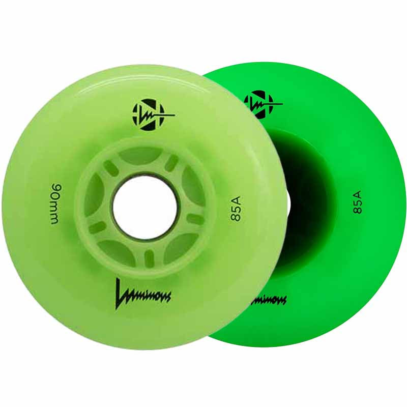 Luminous LED 90mm/85A Wheels (Pack of 4)