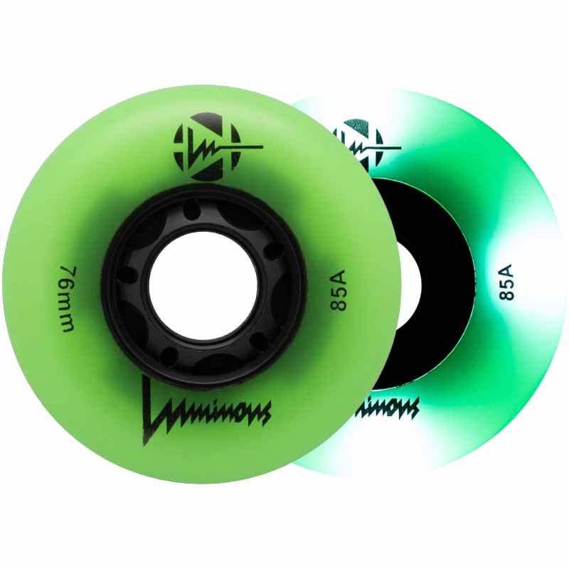 Luminous LED 76mm/85A Wheels (Pack of 4)