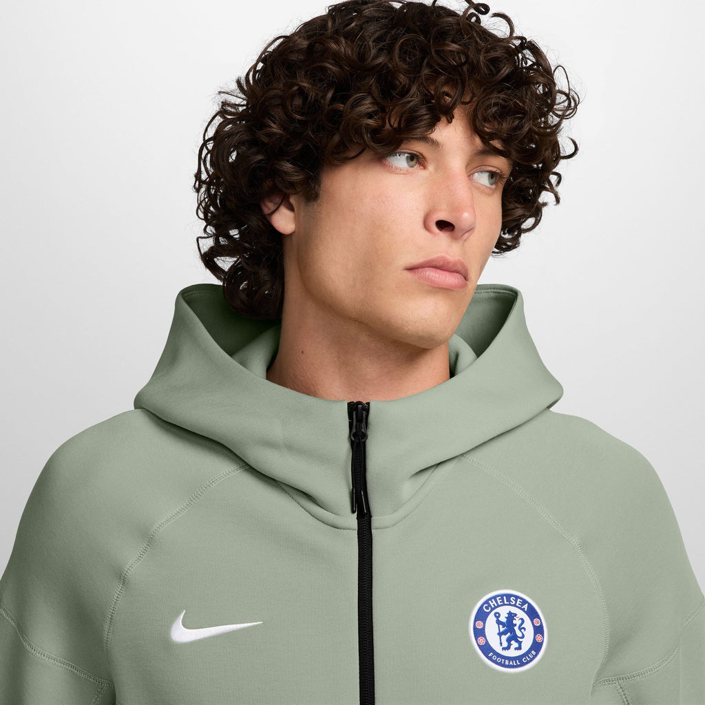 Nike Chelsea FC Tech Windrunner Men's Soccer Fleece Full-Zip Hoodie