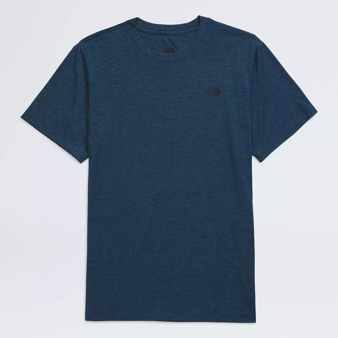 The North Face - Men's Short Sleeve Tri-Blend Tee - Shady Blue White Heather