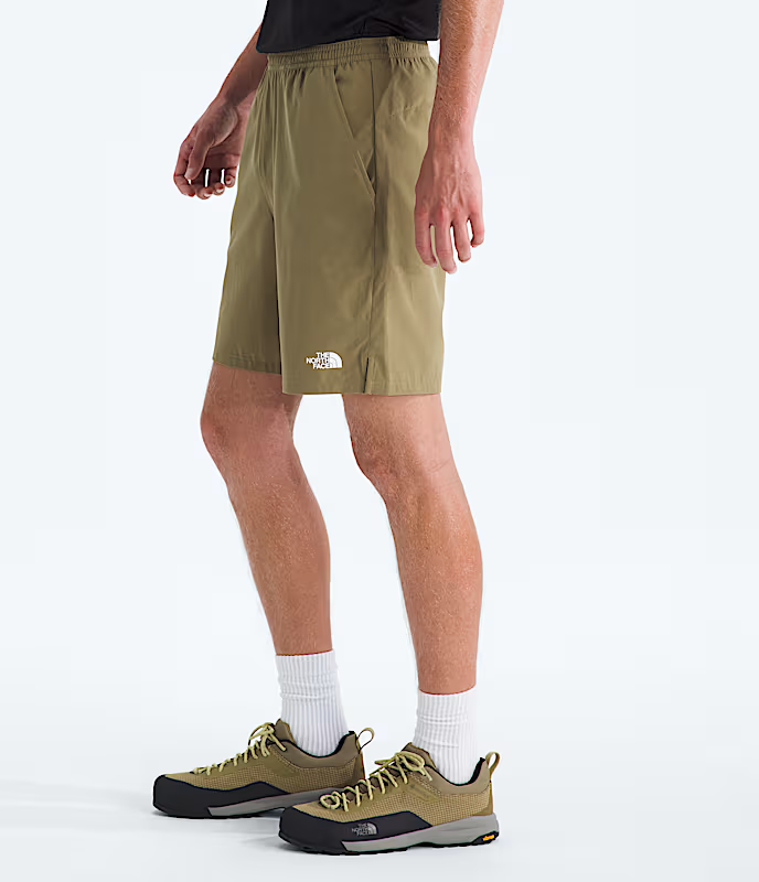 The North Face - Men's Wander 2-In-1 7in Short - Cedar/TNF Black