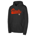 Youth San Francisco Giants Tailor Made Fleece Hoodie-Black/Orange