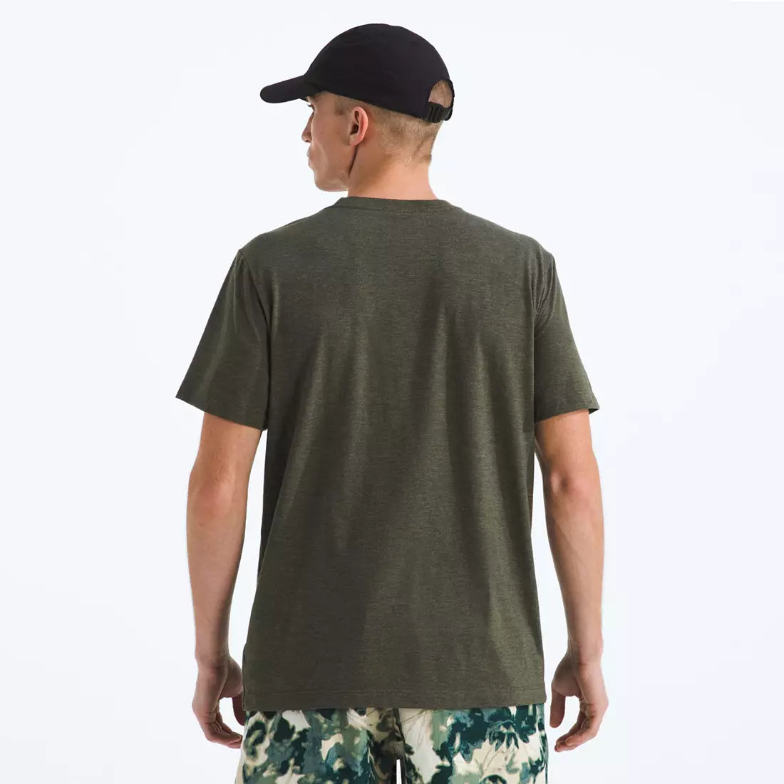 The North Face - Men's Short Sleeve Tri-Blend Tee - New Taupe Green White Heather