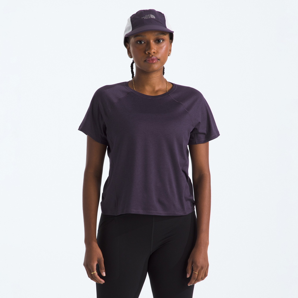 The North Face - Womens Jaida Short Sleeve Tee - Endless Dusk Dark Heather
