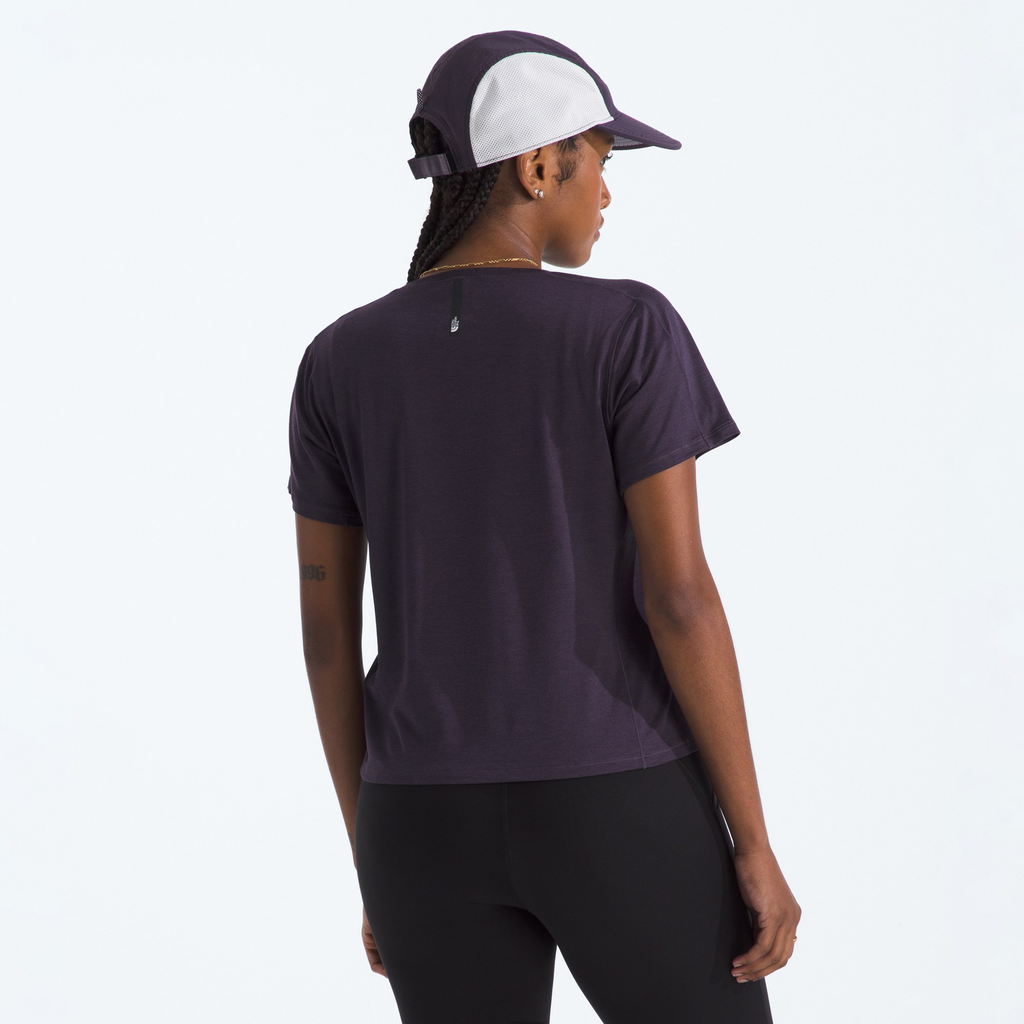 The North Face - Womens Jaida Short Sleeve Tee - Endless Dusk Dark Heather