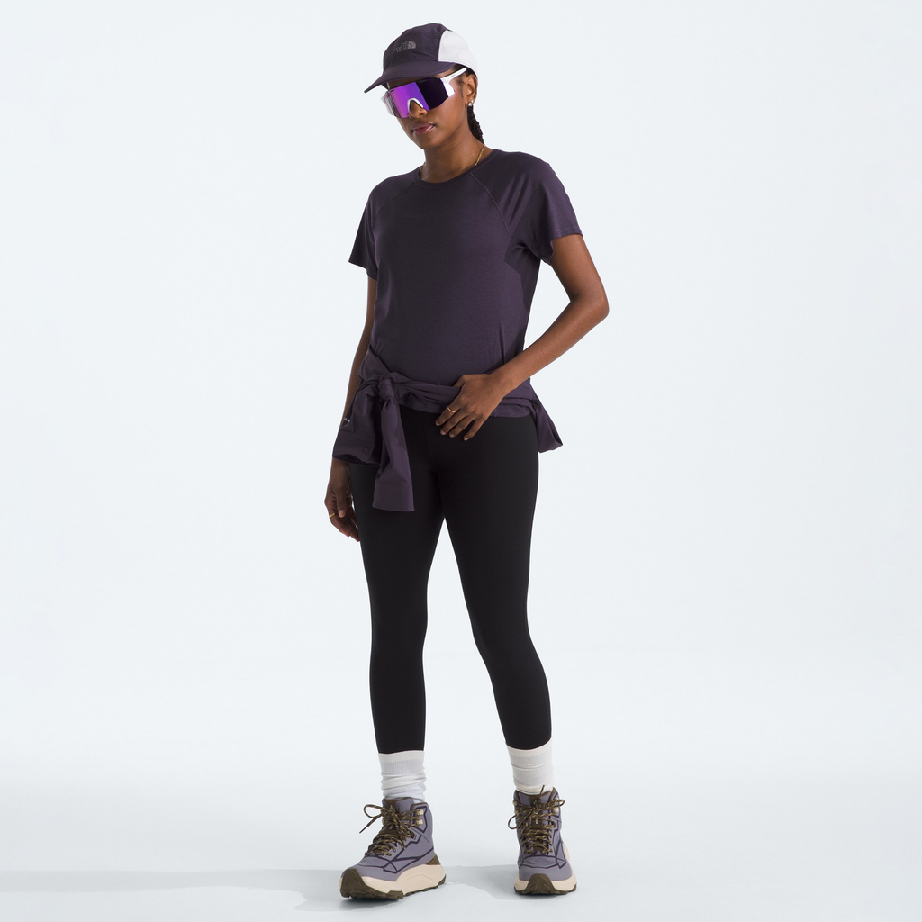 The North Face - Womens Jaida Short Sleeve Tee - Endless Dusk Dark Heather