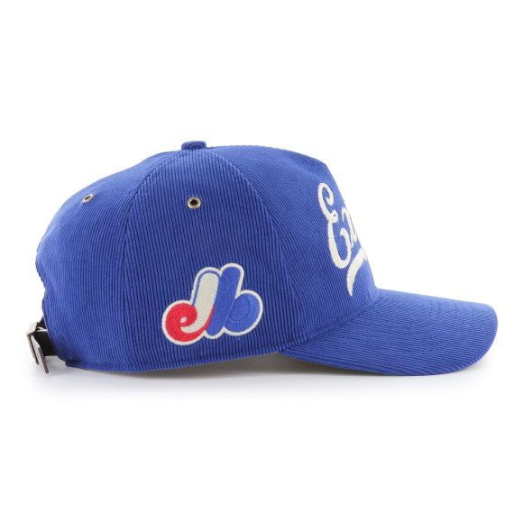 Montreal Expos MLB 47 Brand Men's Royal Blue Golden Age Cord Hitch Adjustable Hat