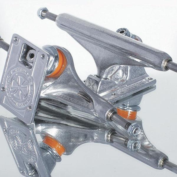 Independent 139mm Stage 11 Forged Titanium Silver Truck Set