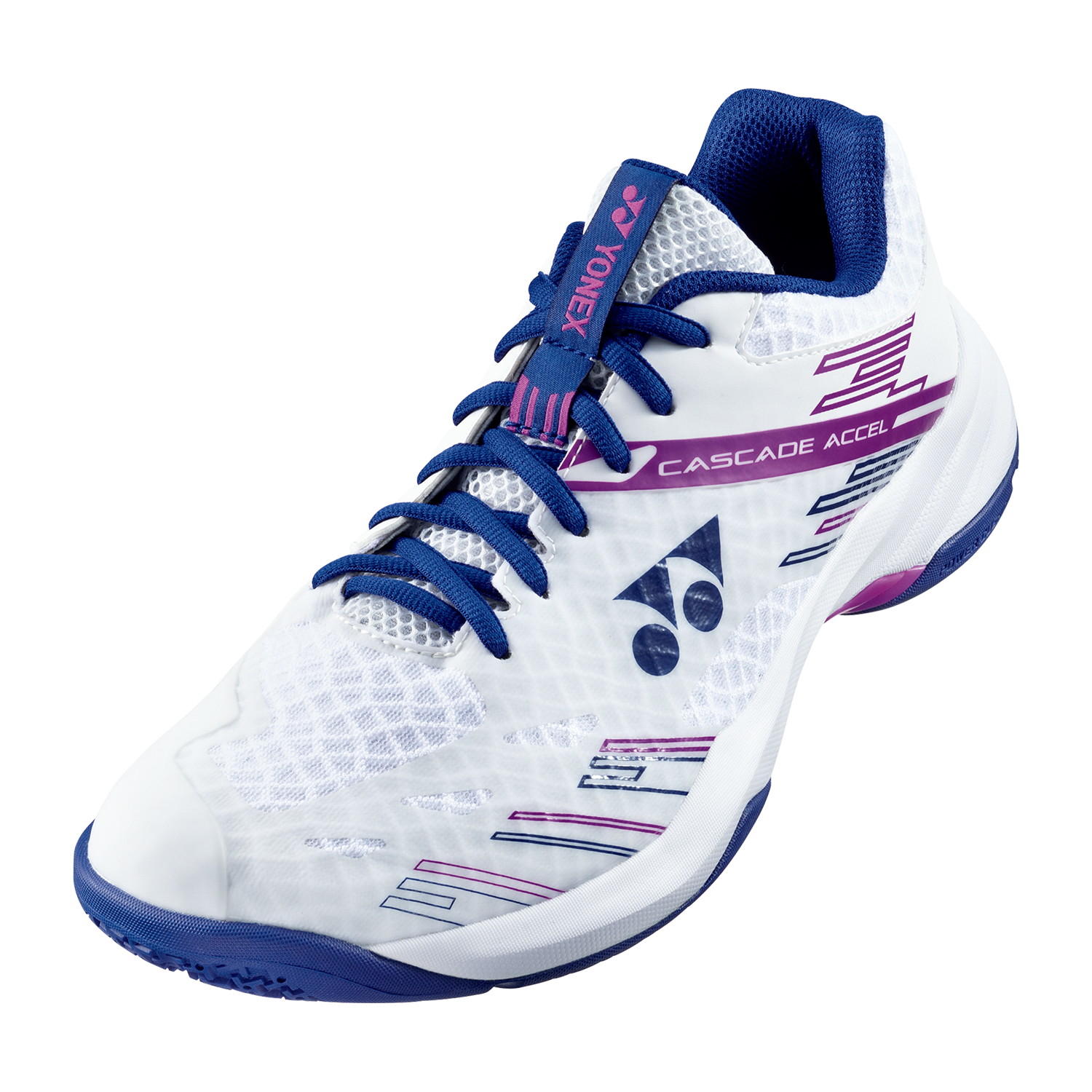 Yonex Power Cushion Cascade Accel Wide (White/Purple)