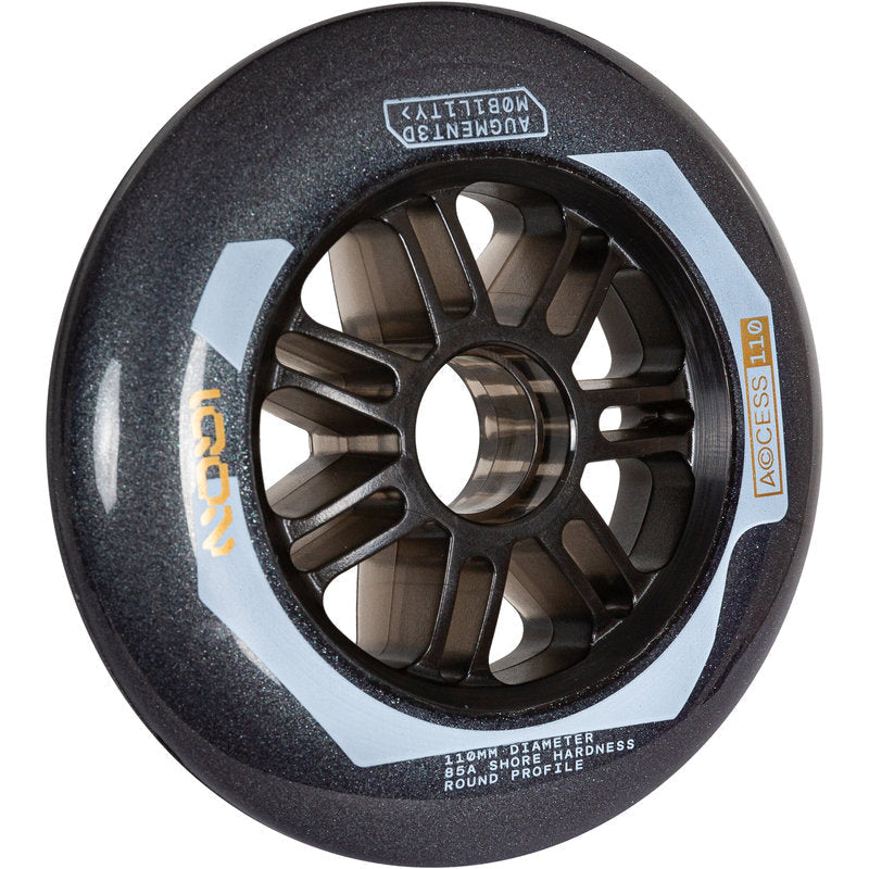 Iqon Access Combo Dark Grey 110mm/85A Wheels (Pack of 3)