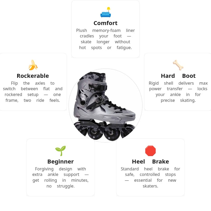 Flying Eagle X3 Shrike Grey Skates