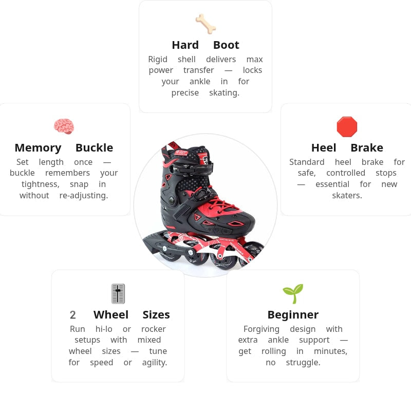 Flying Eagle S9 Dynamo Red Kids Skates