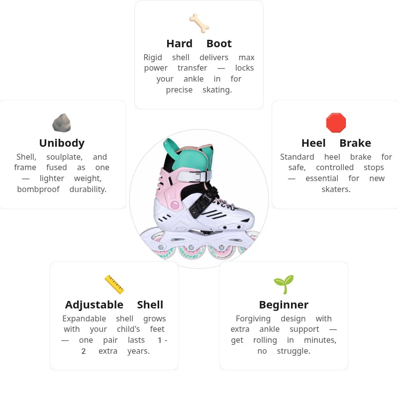 Playlife Khaan LTD Pastel adj. Kids Skates