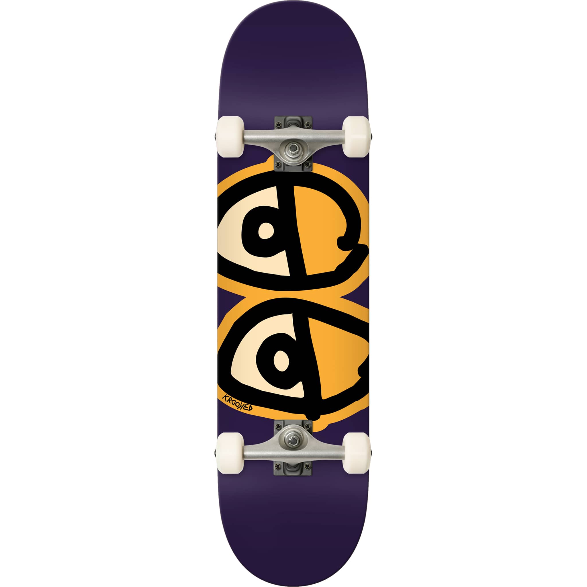 Krooked Glow Eyes Skateboard Complete 8.25"