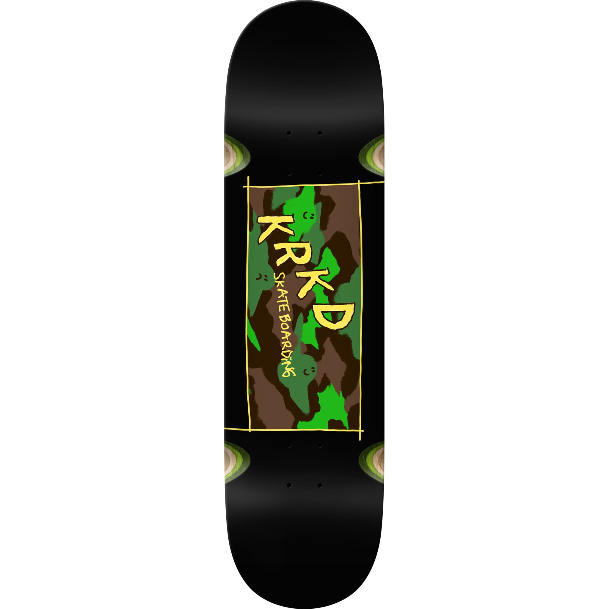 Krooked Team Kamo Wheel Wells Skateboard Deck 8.25"