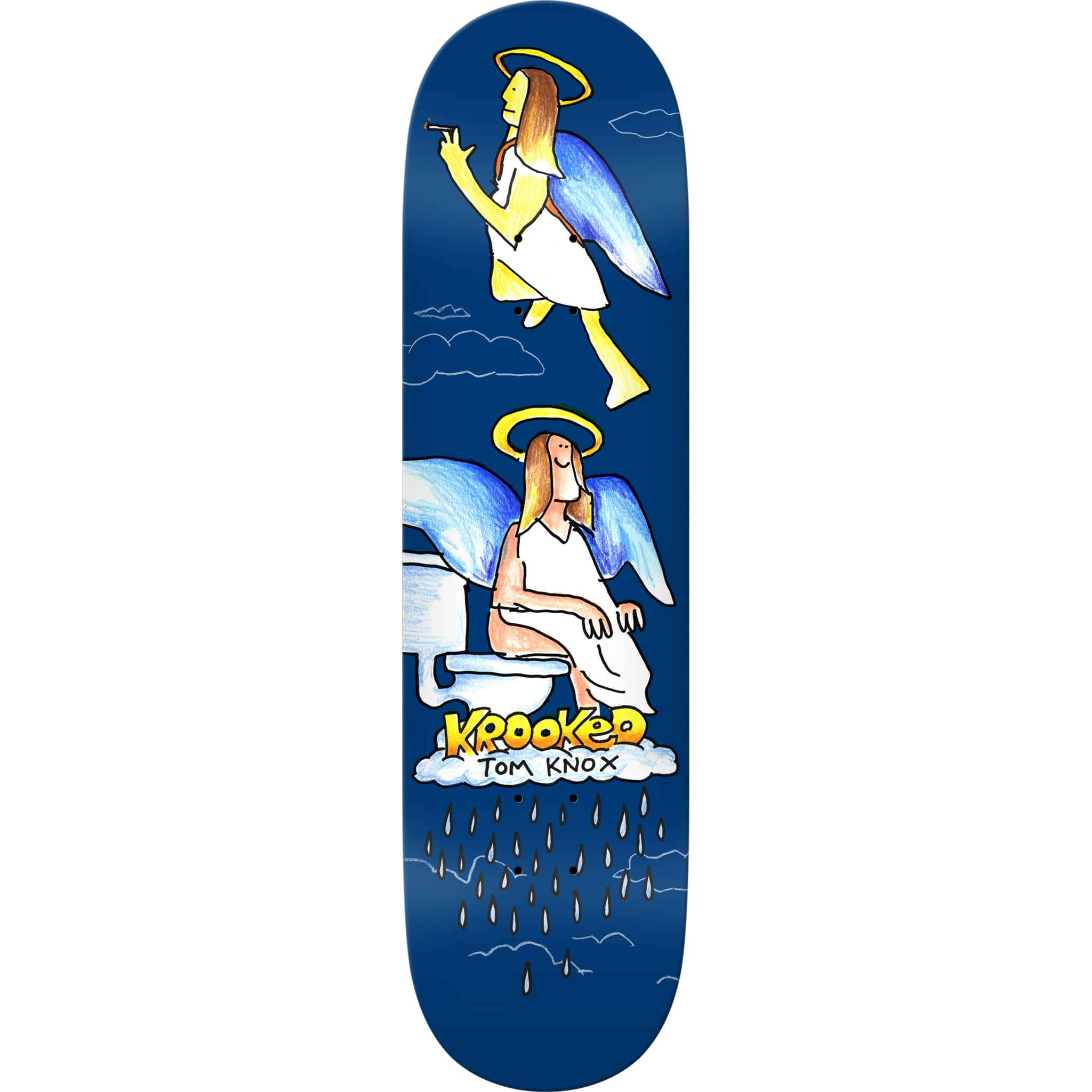 Krooked Tom Knox Angel Skateboard Deck 8.5"