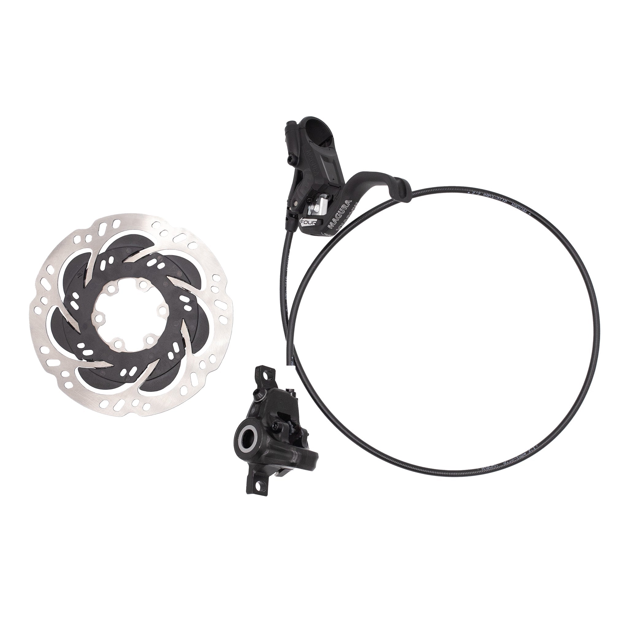 Kids Ride Shotgun Dirt Hero Brake Kit MTB Hydraulic Disc Brake Rear Black