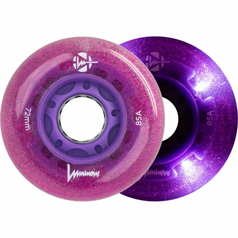 Luminous LED 72mm/85A Wheels (Pack of 4)