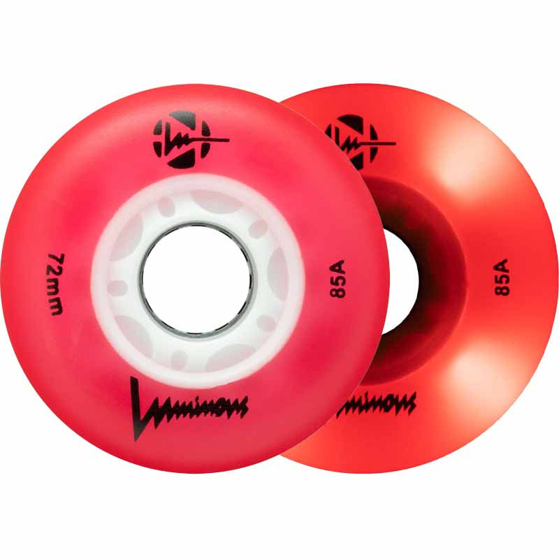 Luminous LED 72mm/85A Wheels (Pack of 4)