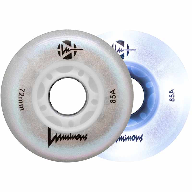 Luminous LED 72mm/85A Wheels (Pack of 4)