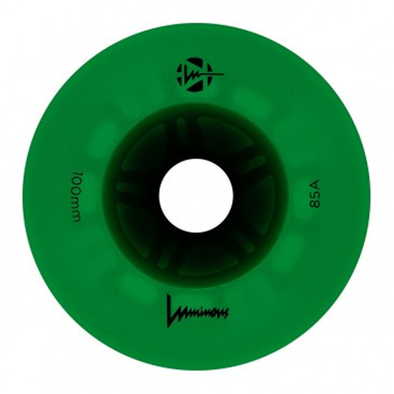 Luminous LED 100mm/85A Wheels (Pack of 3)