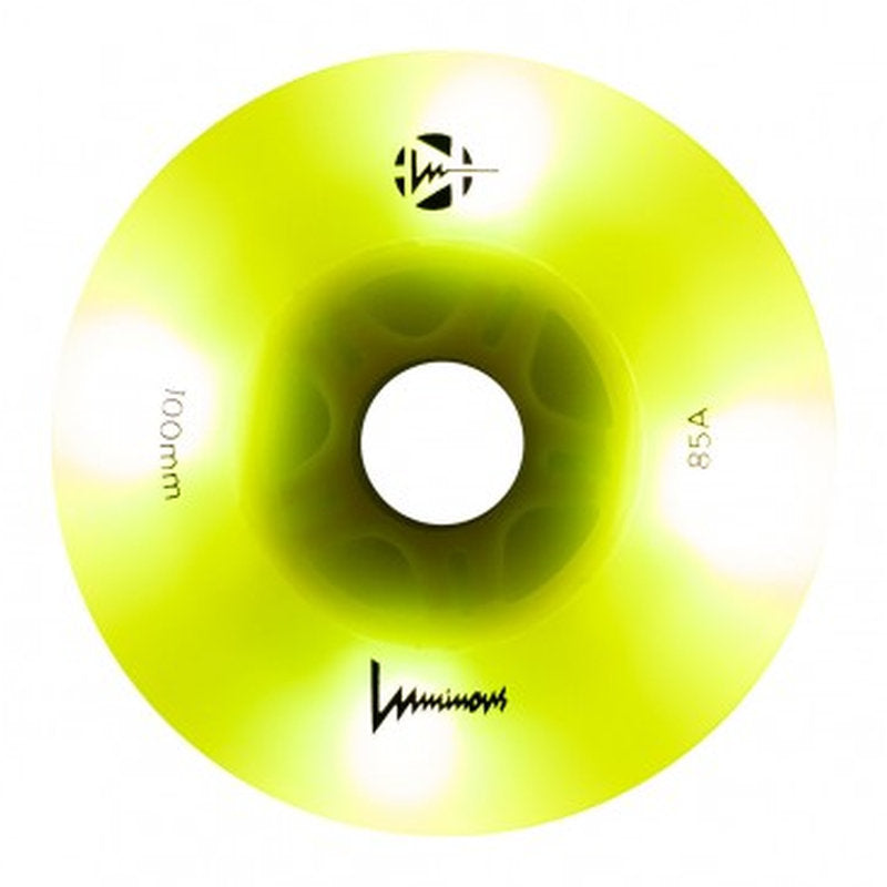 Luminous LED 100mm/85A Wheels (Pack of 3)