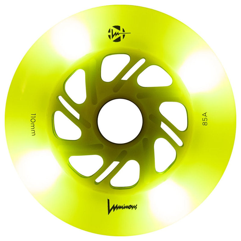 Luminous LED 110mm/85A Wheels (Pack of 3)
