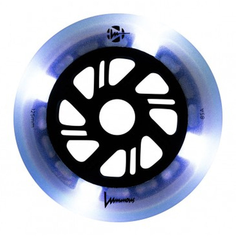 Luminous LED 125mm/85A Wheels (Pack of 3)