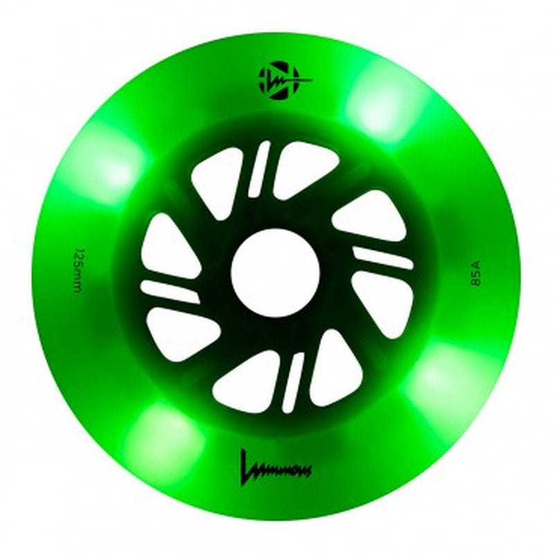 Luminous LED 125mm/85A Wheels (Pack of 3)