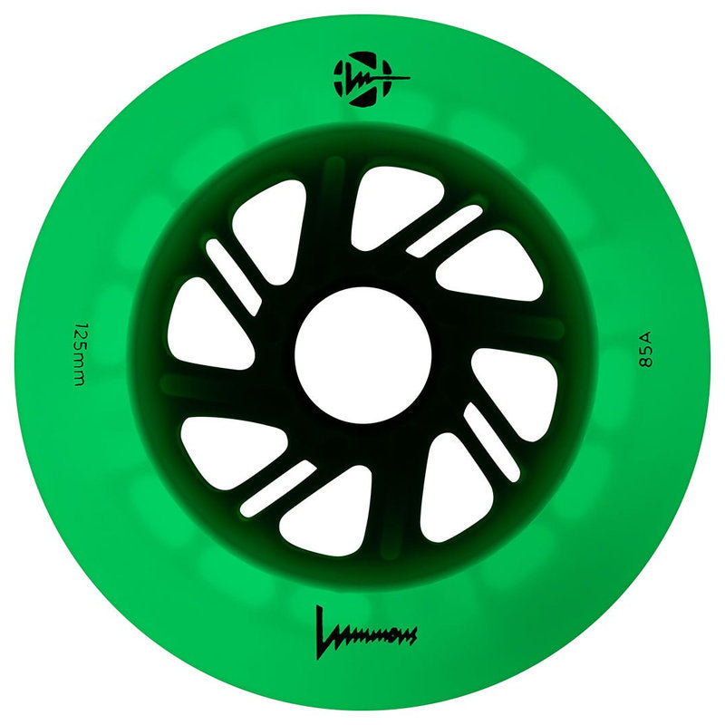 Luminous LED 125mm/85A Wheels (Pack of 3)