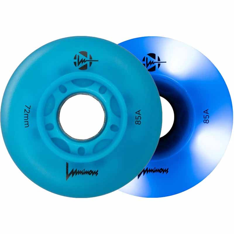 Luminous LED 72mm/85A Wheels (Pack of 4)