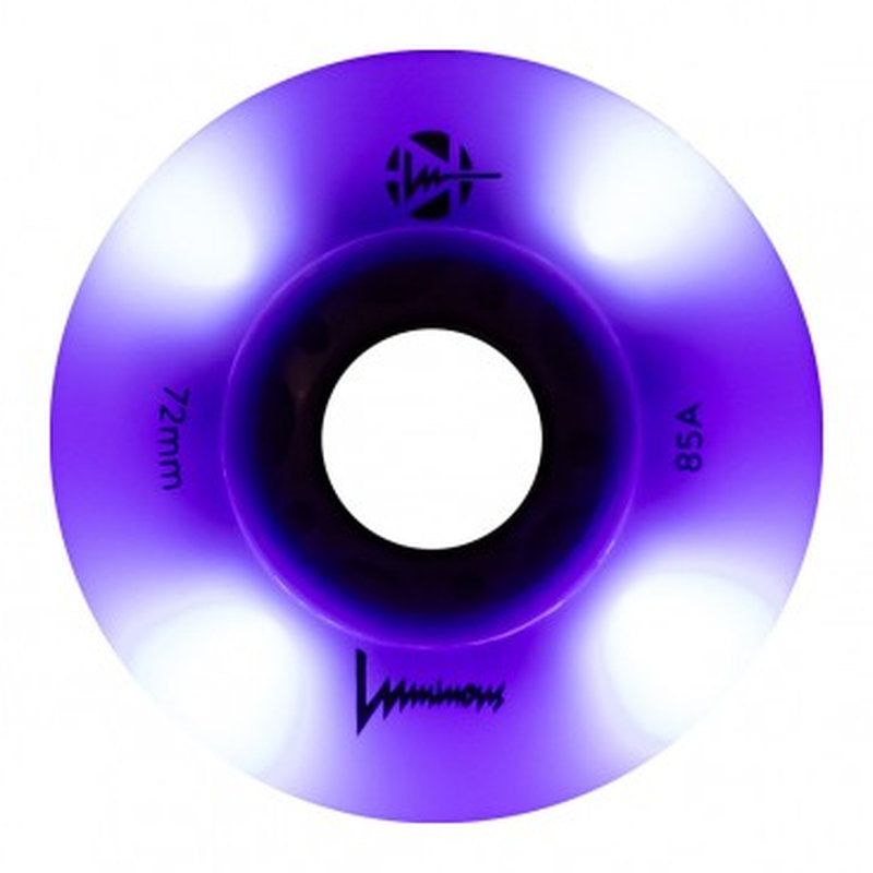 Luminous LED 72mm/85A Wheels (Pack of 4)