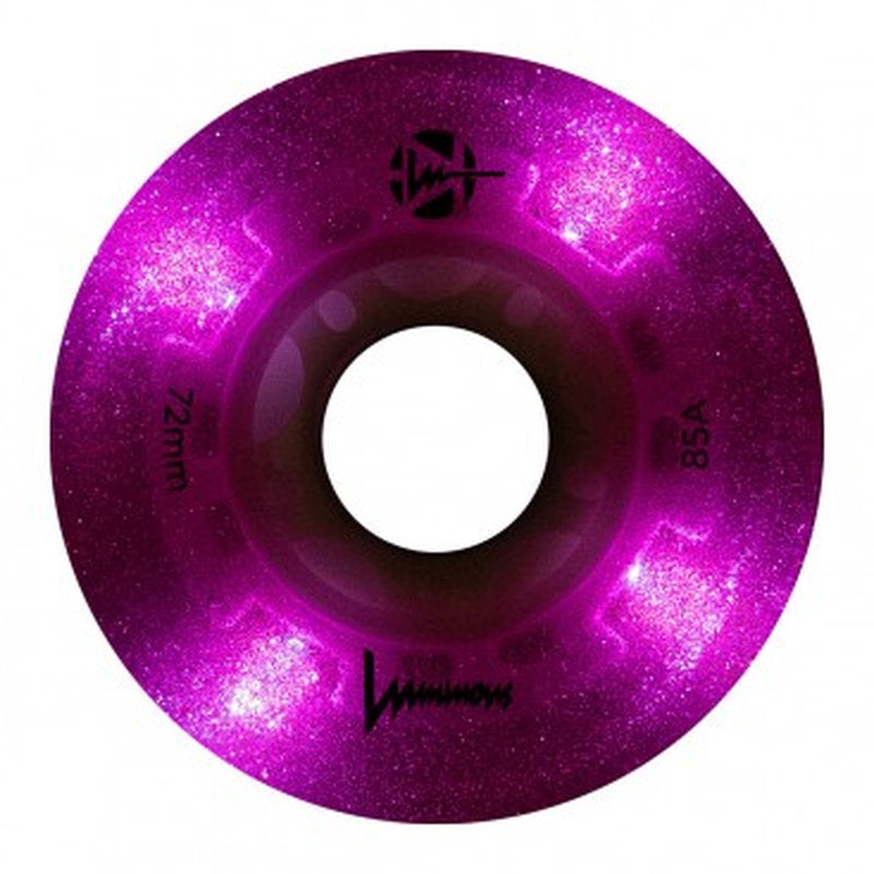 Luminous LED 72mm/85A Wheels (Pack of 4)
