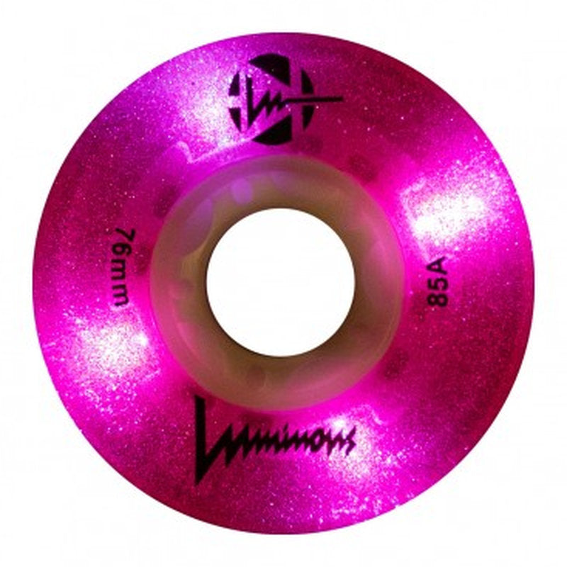 Luminous LED 72mm/85A Wheels (Pack of 4)