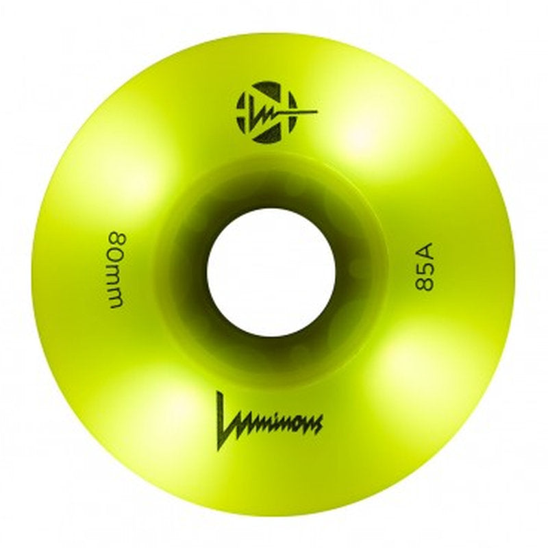 Luminous LED 80mm/85A Wheels (Pack of 4)