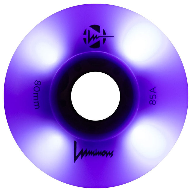 Luminous LED 80mm/85A Wheels (Pack of 4)