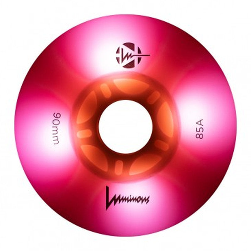 Luminous LED 90mm/85A Wheels (Pack of 4)