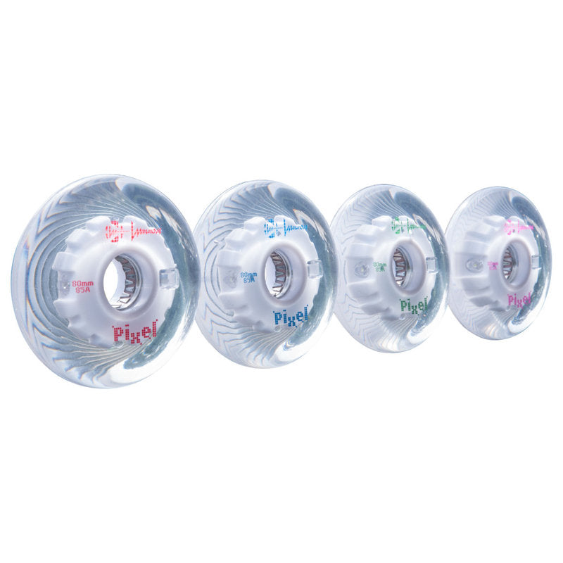 Luminous LED Pixel 80mm/85A Wheels (Pack of 4)