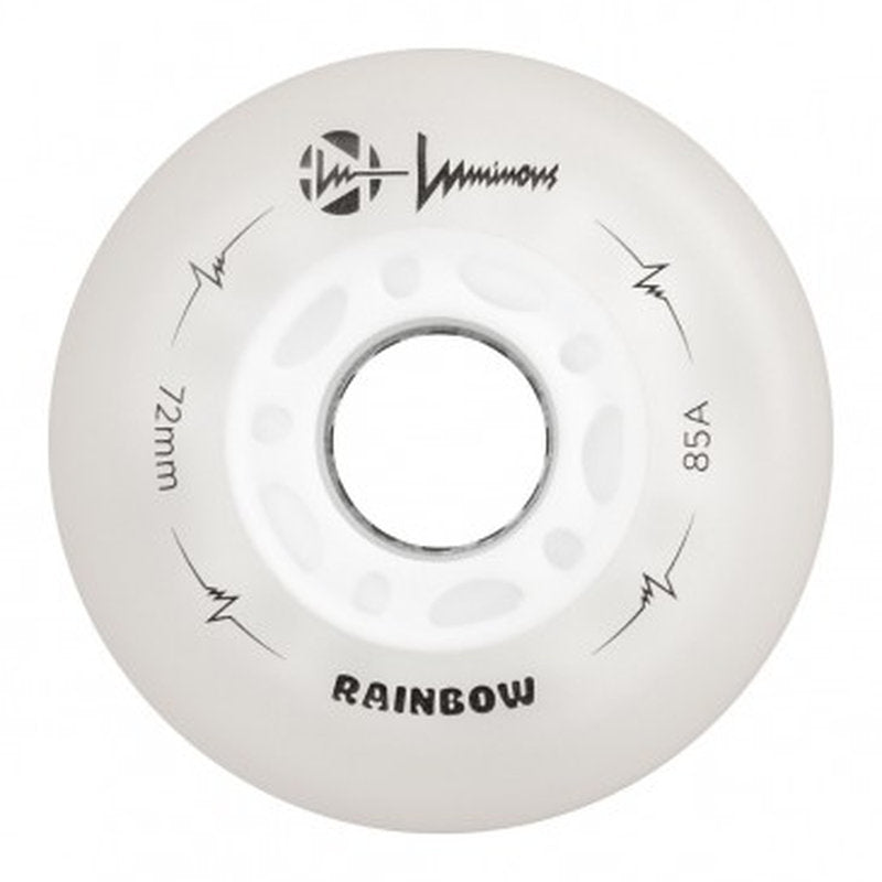 Luminous LED 72mm/85A Wheels (Pack of 4)