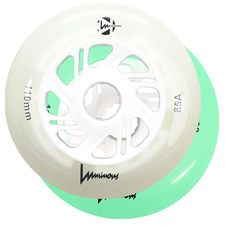 Luminous LED 110mm/85A Wheels (Pack of 3)