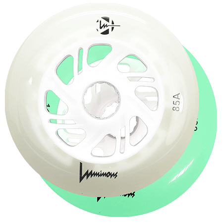 Luminous LED 125mm/85A Wheels (Pack of 3)