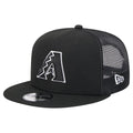 New Era Arizona Diamondbacks Classic Black/White 9FIFTY Trucker Snapback