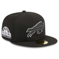 New Era Buffalo Bills Pro Bowl 1988 Side Patch 59FIFTY Fitted  Black & White Hat