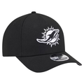 New Era Miami Dolphins M-Crown A-FRAME 9FORTY Adjustable Hat-Black/White