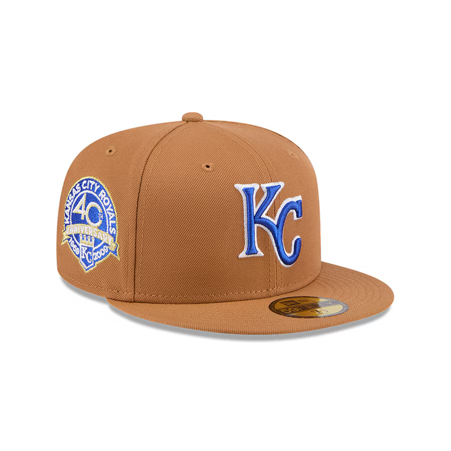 New Era Kansas City Royals Color Pack 59FIFTY Fitted Hat-Brown