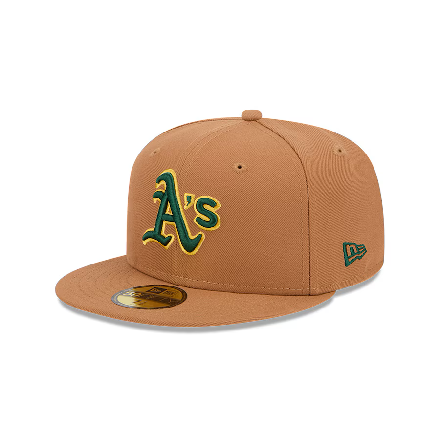 New Era Oakland Athletics Color Pack 59FIFTY Fitted Hat-Brown