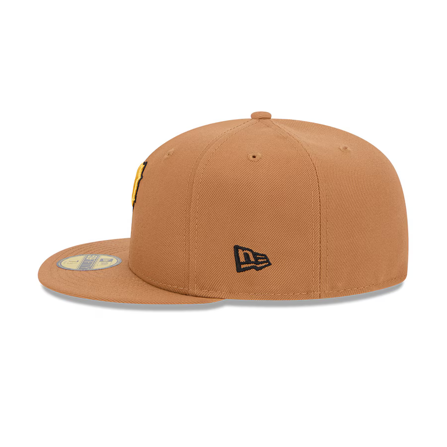 New Era Pittsburgh Pirates Color Pack 59FIFTY Fitted Hat-Brown