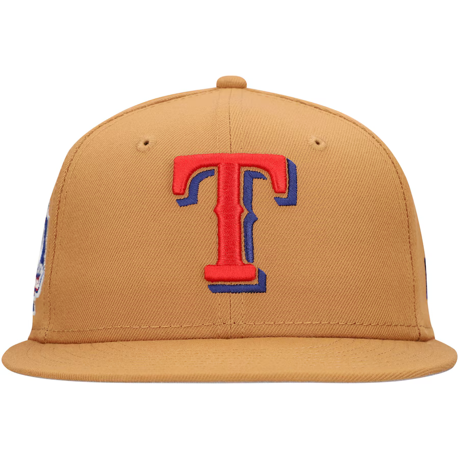 New Era Texas Rangers Color Pack 59FIFTY Fitted Hat-Brown