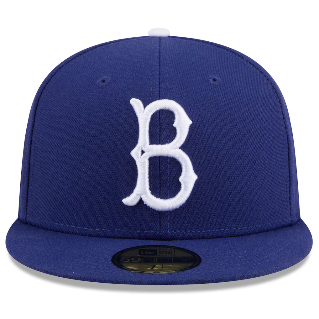 Brooklyn Dodgers MLB New Era Men's Navy 59Fifty Jackie Robinson Day 2026 Side Patch Fitted Hat