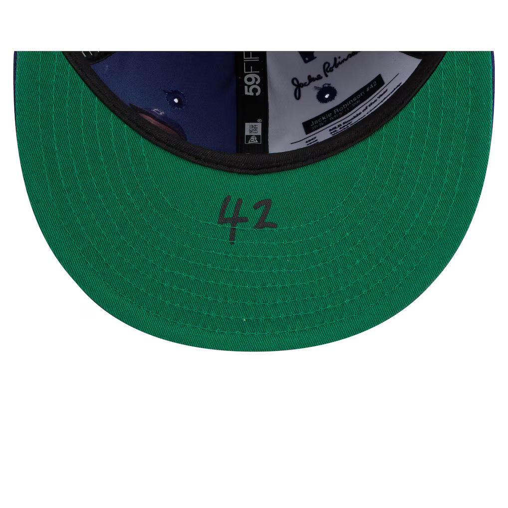 Los Angeles Dodgers  MLB New Era Men's Navy 59Fifty Jackie Robinson Day 2026 Side Patch Fitted Hat